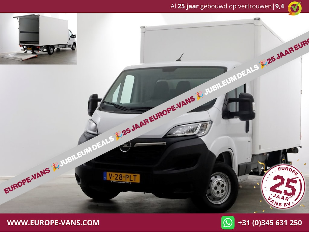 Opel Movano 2.2D 140pk Bakwagen met laadklep 1.060kg laadvermogen 02-2024
