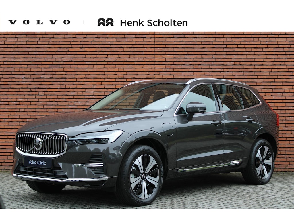 Volvo XC60 T6 Plug-in hybrid AWD Plus Bright | Panoramisch schuif-/kanteldak | Elektrisch verstelbare voorstoelen met geheugenfunctie | Stoel-/ stuurwielverwarming | 100% dealeronderhouden | Pilot assist | BLIS | All-season banden | 19 inch. lichtmetalen velgen | Apple carplay/ Android auto