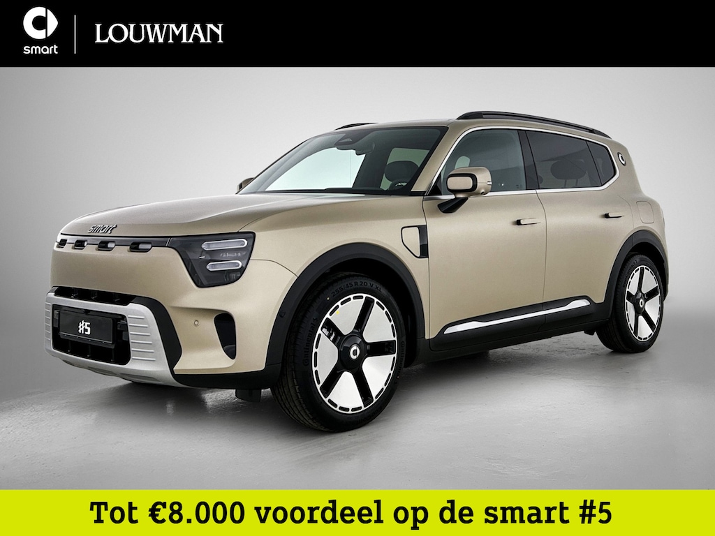 smart #5 Premium 100 kWh | Duoleer | Adapt. cruise control | Sennheiser®-audiosysteem | 360°-camera | Memorypakket voorstoelen | Augmented Reality head-up display | Electric Days |