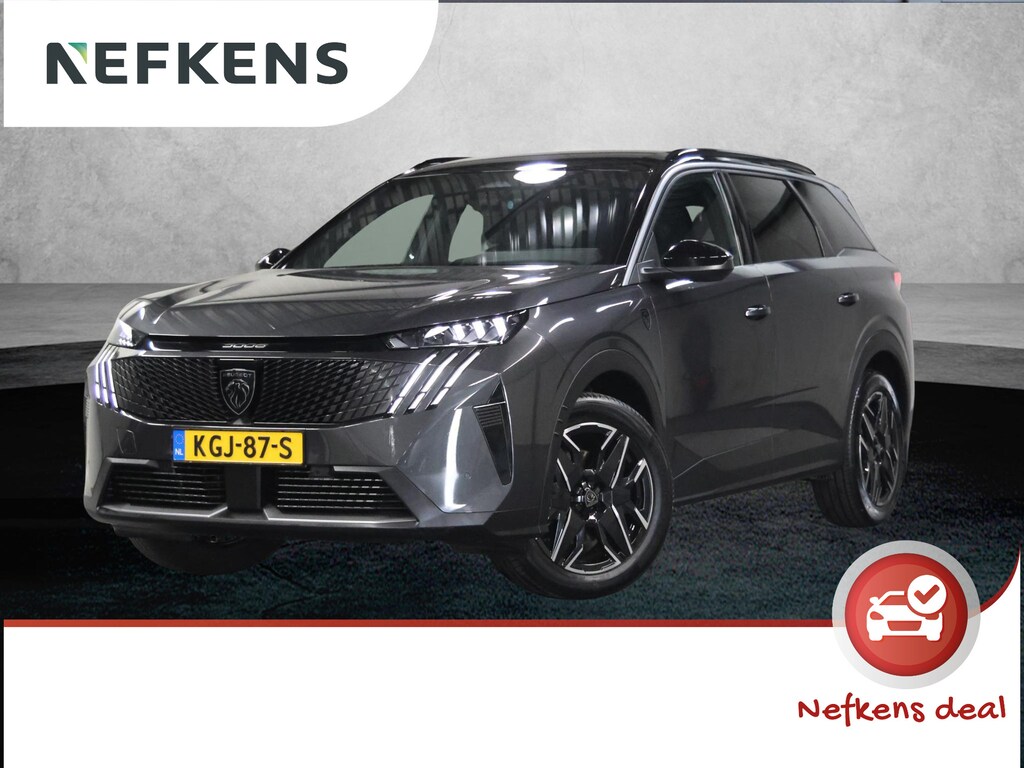 Peugeot 5008 1.2 Hybrid 145PK GT | 1ste eigenaar | AppleCarPlay/AndroidAuto | 7Persoons | Navigatie | Adaptive Cruise Control | Keyless | Stoel/StuurVerwarming | FULL LED | 360'Camera | Isofix | Privacy Glass | Parkeersensoren | Two-Tone | Elektrische Achterklep |