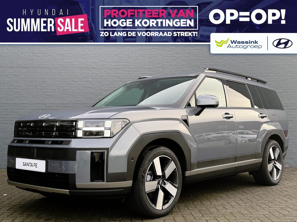 Hyundai Santa Fe New 1.6 T-GDi HEV 215pk Aut 7 zitter Premium Sky I Showroom opruiming