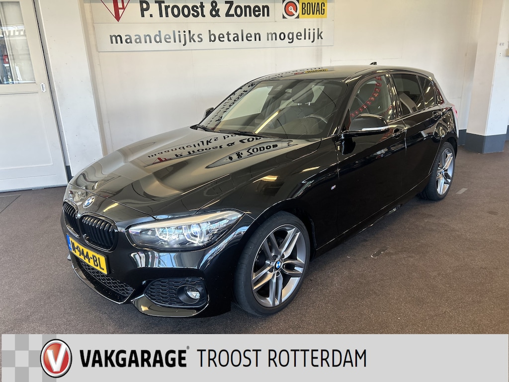 BMW 1-Serie 118i Edition M Sport Shadow Executive Automaat | Stoel+Stuurverwarming | Lederen bekleding | Cruise control | Climate control | Parkeersensoren | Adaptief onderstel | Navigatie