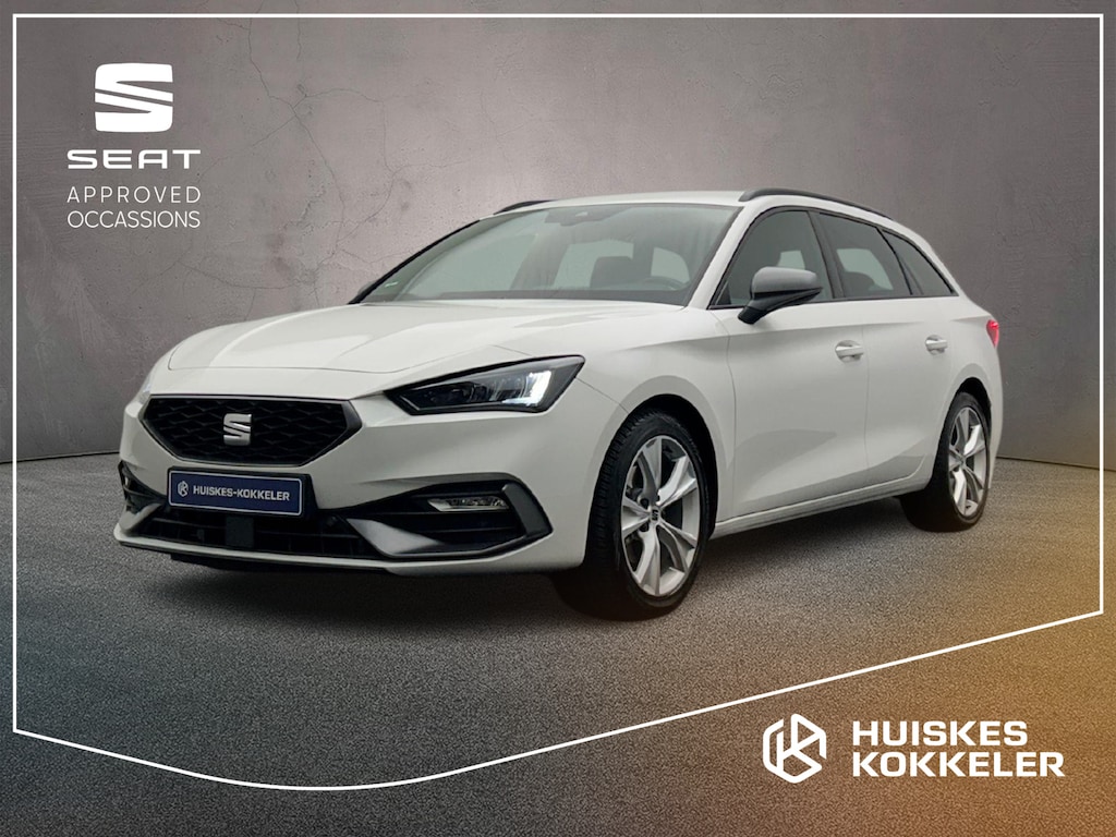 SEAT Leon Sportstourer FR 1.5 TSI 115pk Cruise control, Parkeersensor achter, App connect, LED koplampen, Airco, DAB, Radio, Bluetooth
