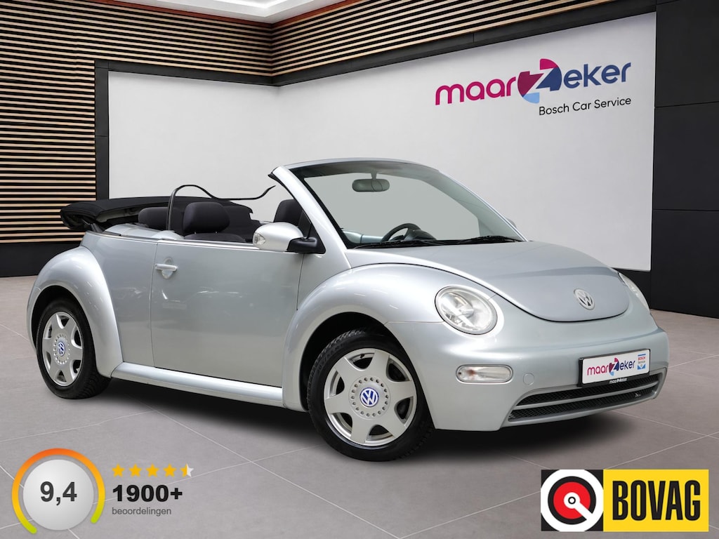 Volkswagen Beetle New Cabriolet 1.6 Highline ✅All Season✅Airco✅ESP✅Windscherm✅Onderhoudshistorie✅