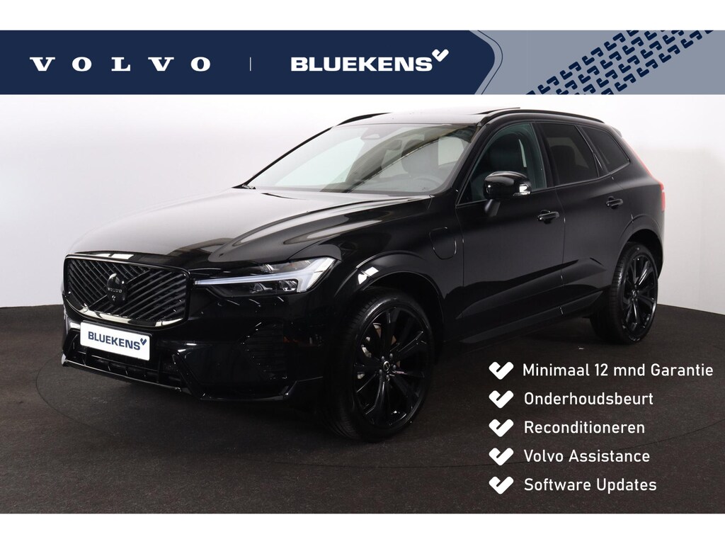 Volvo XC60 T8 Recharge AWD Plus Black Edition - Panorama/schuifdak - IntelliSafe Assist & Surround - 360º Camera - Harman/Kardon audio - Adaptieve LED koplampen - Verwarmde voorstoelen, stuur & achterbank - Parkeersensoren voor & achter - Elektr. bedienb. voorstoelen met geheugen - Head up display - Draadloze tel. lader - Extra getint glas - Inklapbare trekhaak - 21' LMV