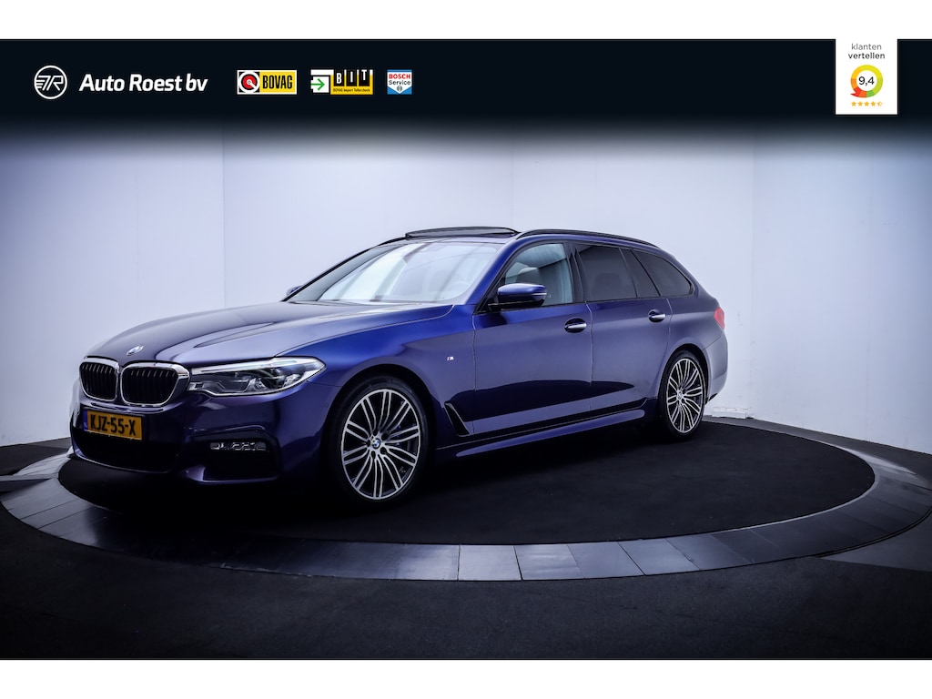 BMW 5-Serie Touring 540iA xDrive M-SPORT 1E EIG! PANO | MEMORY | NAPPA LEDER | STOELVERW | CAMERA | NAVI | ELEK KLEP | LMV 19''