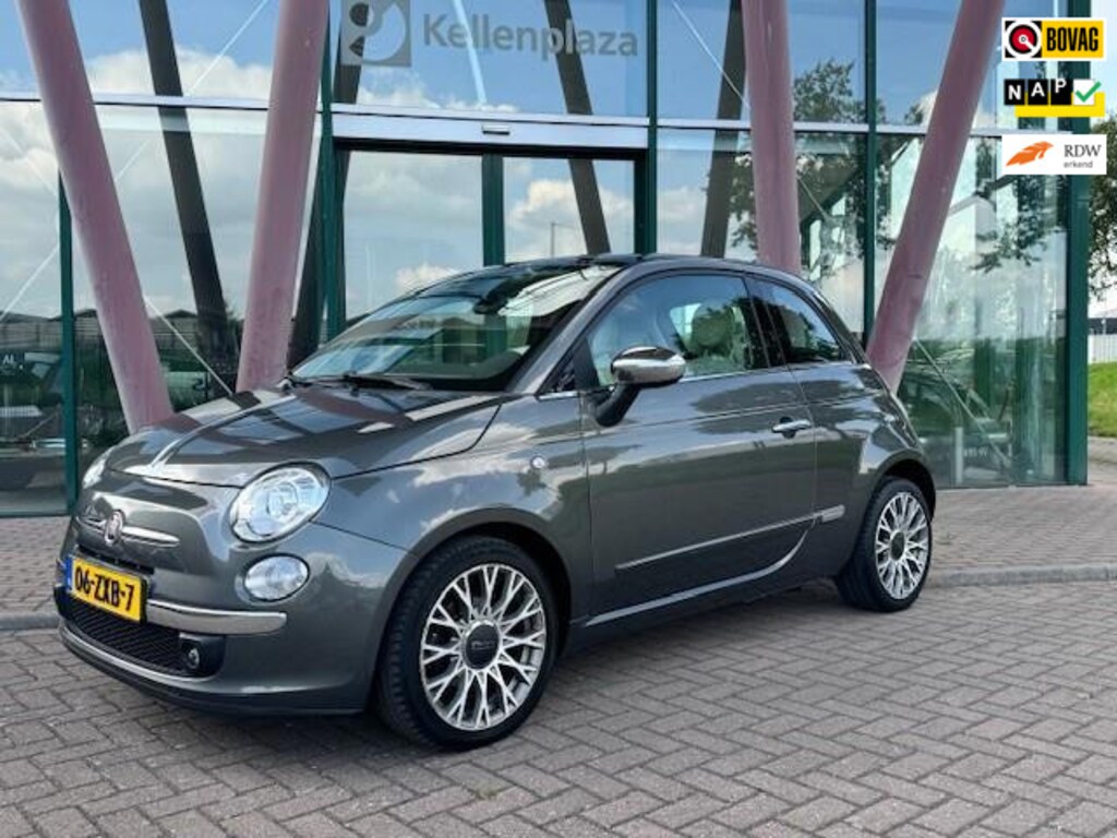 Fiat 500 0.9 TwinAir Lounge/NL auto/xenon/pdc/clima/blue&me/leder/Speciale uitvoering!