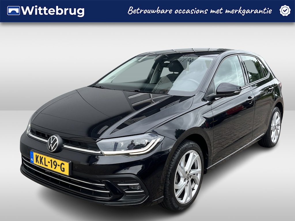 Volkswagen Polo 1.0 TSI Style / AUTOMAAT/ ACC/ APP-CONNECT/ DODEHOEK/ STOELVERWARMING/ PARKEER SENSOREN V+A/ DIGITAL DASH/ NAVI/ DAB/ AIRCO/ LED/ 16'' LMV