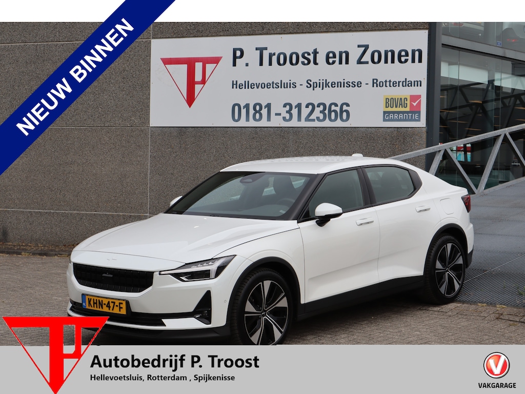 Polestar 2 Long Range Single Motor 78 kWh 94% SOH/Pilot pack/Stoelverwarming/360 graden camera/Bestuurderstoel met geheugen/Apple carplay/Lane assist/Adaptieve cruisecontrol/Dode hoek assistent