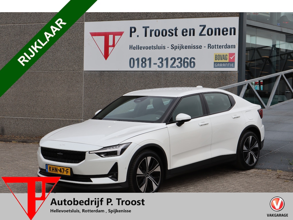 Polestar 2 Long Range Single Motor 78 kWh 94% SOH/Pilot pack/Stoelverwarming/360 graden camera/Bestuurderstoel met geheugen/Apple carplay/Lane assist/Adaptieve cruisecontrol/Dode hoek assistent
