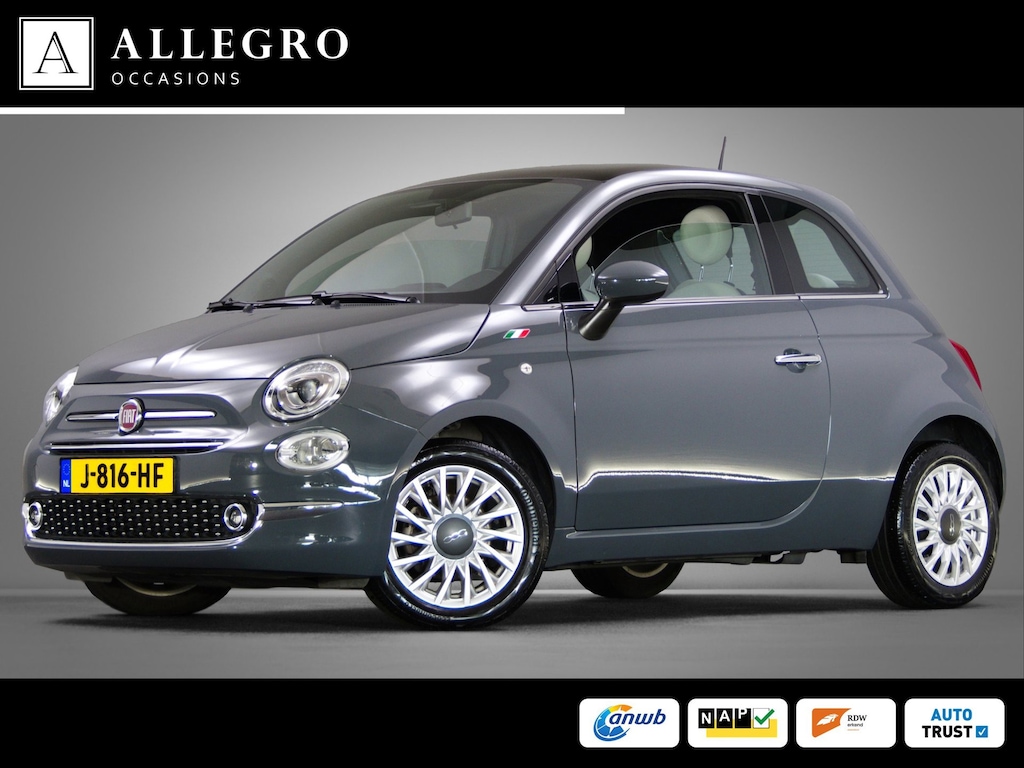 Fiat 500 1.0 Hybrid Star (PANORAMADAK, CRUISE CONTROL, SPORTSTOELEN, ORIGINEEL NL, LM-VELGEN, AIRCO, DAB, ELEKTRISCHE RAMEN, NAP)