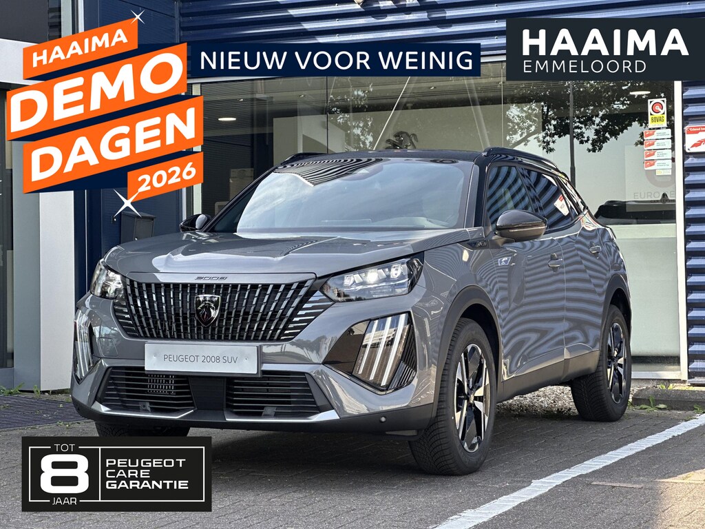 Peugeot 2008 1.2 Hybrid 145 GT | Panoramadak | All Seasonbanden | Sfeerverlichting | Apple Carplay/Android Auto | Climate Control | Cruise Control | Parkeercamera/-sensoren |