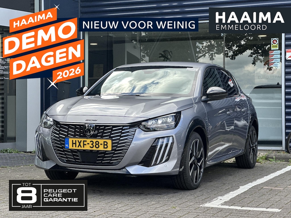 Peugeot 208 Hybrid 145 e-DCS6 GT | Parkeercamera/-sensoren (voor/achter) | Keyless Entry/Start | Dodehoek | Sfeerverlichting | Climate Control | Draadloze telefoonlader | Apple Carplay/Android Auto | Adaptive Cruise Control |