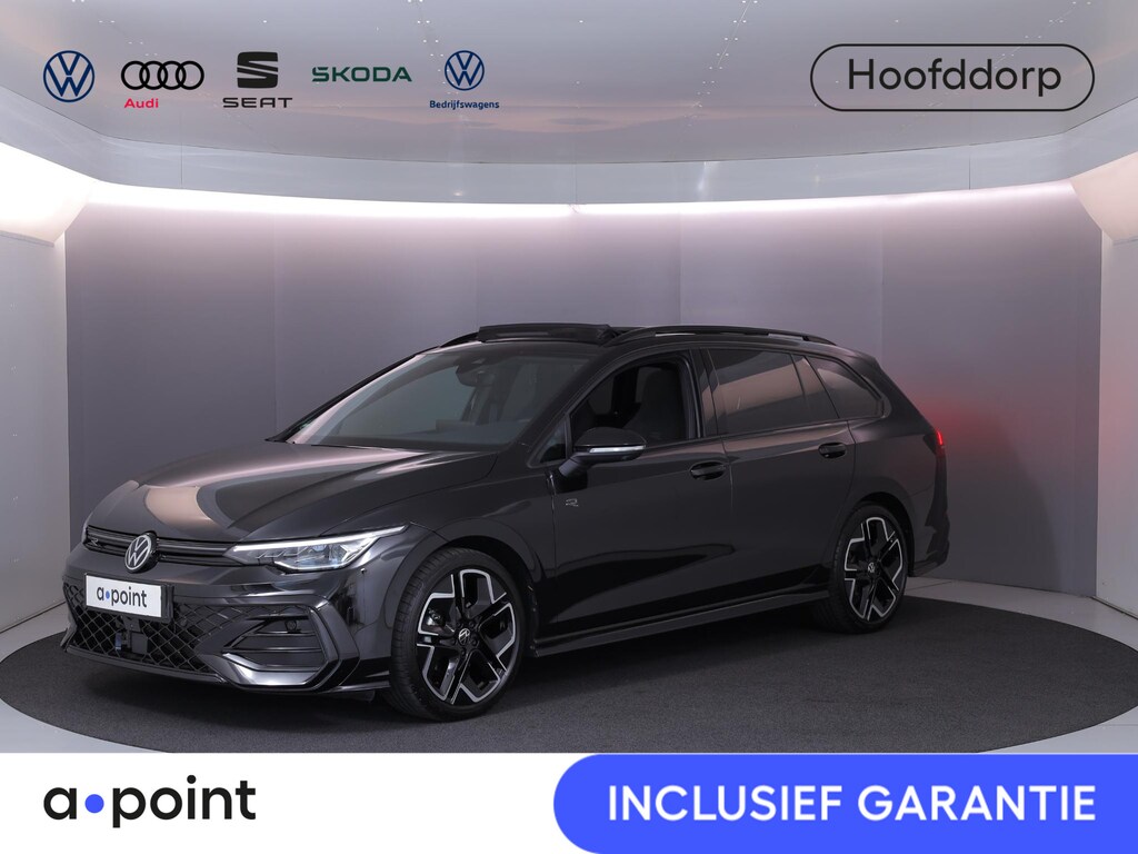Volkswagen Golf variant R-Line-Edition 1.5 eTSI 85 kW | Private lease vanaf €751 |116 pk Automaat (DSG) | Verlengde garantie | Navigatie | Panoramadak | Parkeersensoren | Rondomzicht camera | Black Style pakket | R-Line |
