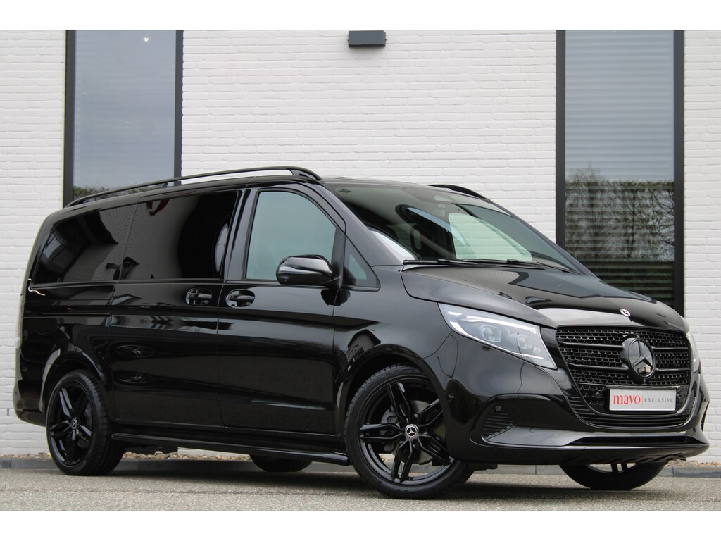 Mercedes-Benz V-klasse 300d / Lang / DC / Black Edition / 2x Elec Schuifdeur / 360 Camera / Vol Opties / NIEUWSTAAT