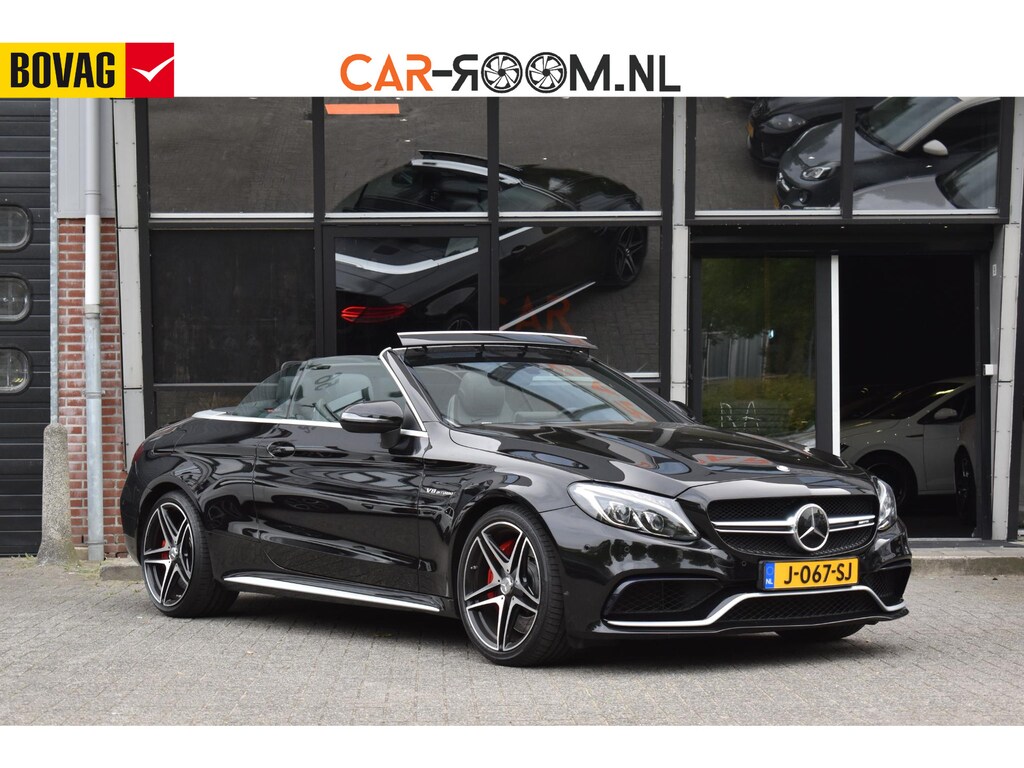 Mercedes-Benz C-klasse Cabrio AMG 63 S HUD Memory Koeling ACC Lane VOLL