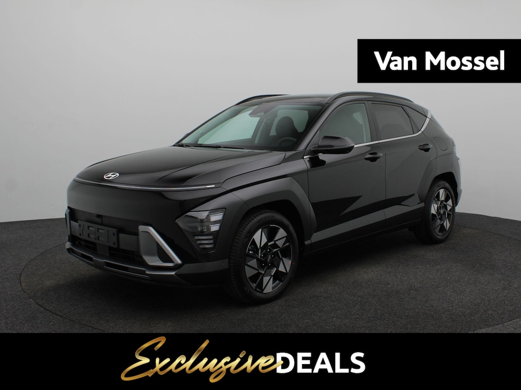 Hyundai Kona 1.6 GDI HEV Premium Sky | Panoramadak | Stoelverkoeling | 360 Camera | Bose Audio | Adaptieve Cruise Control | Climate Control | Light Grey interieur | ACTIEPRIJS, VRAAG NAAR DE VOORWAARDEN |