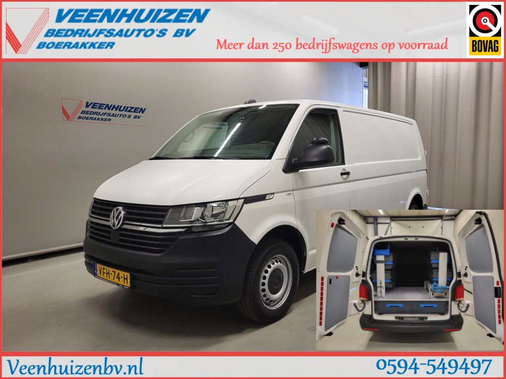 Volkswagen Transporter 2.0TDI L2/H1 Sortimo Inrichting Euro 6!