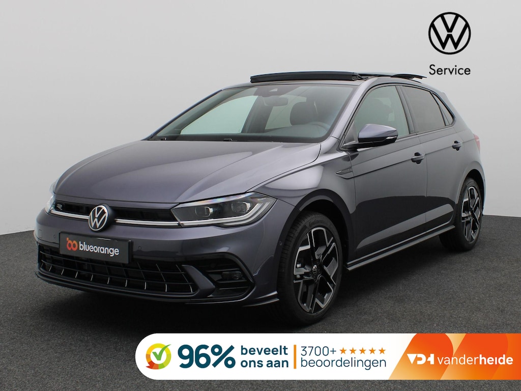 Volkswagen Polo 1.0 TSI R-Line Edition 95PK DSG Pano-Schuifdak, Keyless, Matrix LED-Verlichting, Side Assist, Adaptieve Cruise Control, Achteruitrijcamera, 17" LM Velgen, Navi via Apple Carplay/Android Auto