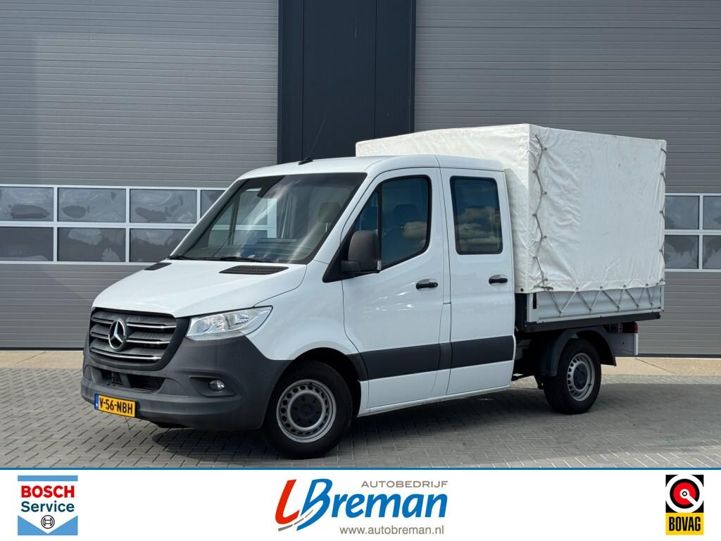Mercedes-Benz Sprinter 215 CDi 150pk Pick-Up dubbel Cabine automaat 6 pers. Open laadbak