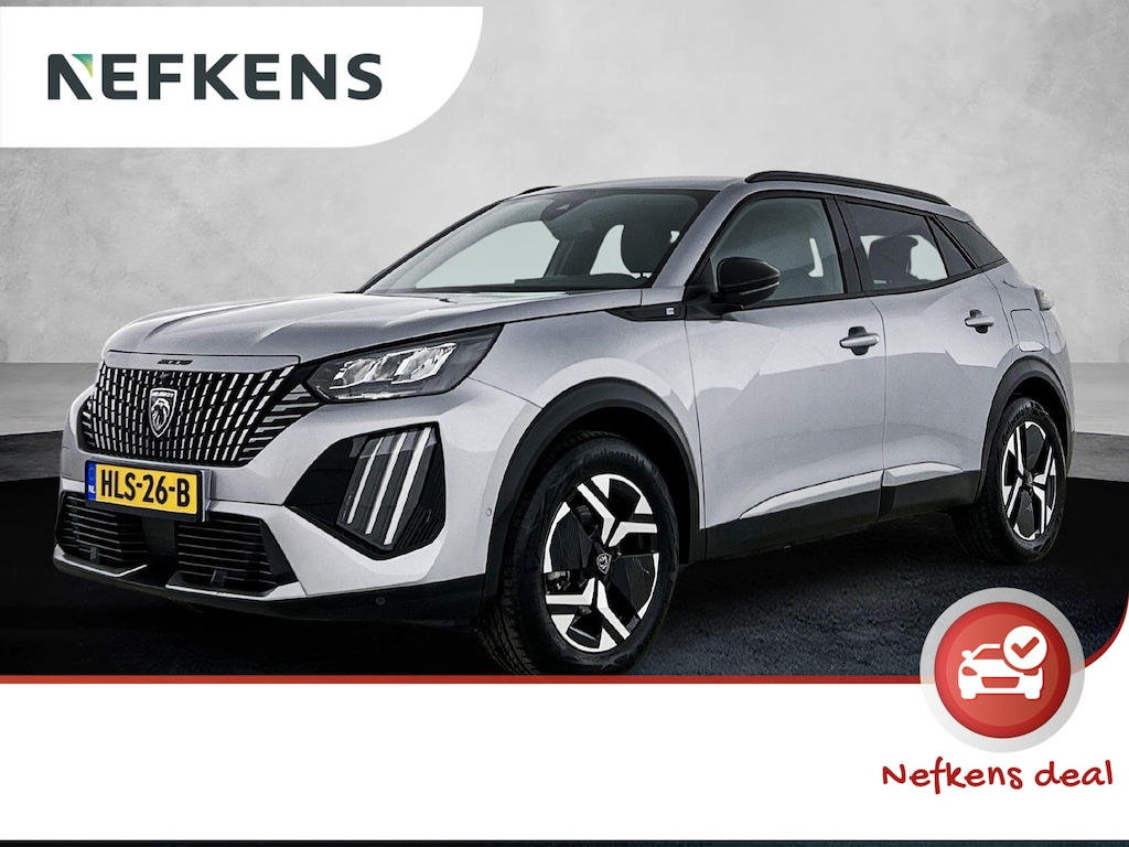 Peugeot e-2008 EV 156pk Allure Avantage 54 kWh Automaat | Navigatie | ACCU 98% |  360° Camera | 3-Fase | Adaptieve Cruise Control | Dodehoekdetectie | Climate Control | 17"LMV | Apple Carplay/Android Auto |