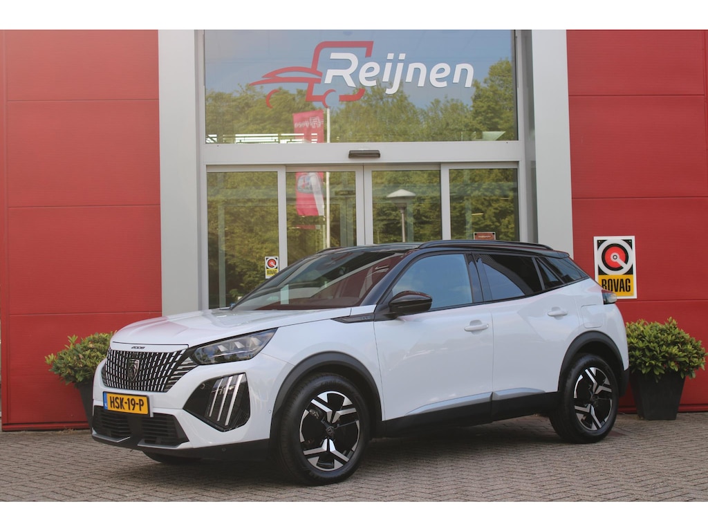 Peugeot 2008 1.2 Hybrid 145 GT PACK | ELEKTRISCH BEDIENBARE BESTUURDERSSTOEL | NAVIGATIE | FULL LED KOPLAMPEN | DRAADLOZE APPLE CARPLAY/ANDROID AUTO | ADAPTIVE CRUISE CONTROL | CAMERA VOOR + ACHTER | CLIMATE CONTROL | LICHTMETALEN VELGEN 17" | KEYLESS ENTRY/START | DAB+ RADIO | ALCANTARA/LEDEREN BEKLEDING | DODEHOEK DETECTIE | PARKEERSENSOREN VOOR + ACHTER | STOEL VERWARMING | DRAADLOZE TELEFOONLADER |