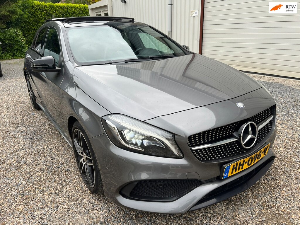 Mercedes-Benz A-klasse 180 Ambition AMG AUT 1e EIG.PANODAK.LED.LEER.NAP!