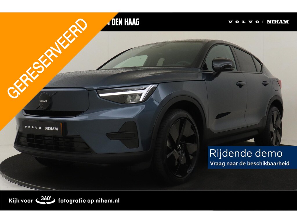 Volvo EC40 TWIN MOTOR ULTRA BLACK EDITION EUROPA 82 kWh -PANO.DAK|HARMAN/KARDON|360°CAM|POWER-SEATS|PRIVACY.GLAS|VERW.ACHTERBANK|20"