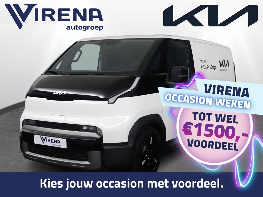 Kia PV5 L2H1 Plus 71.2 kWh - Stoel en stuurwielverwarming - Adaptieve Cruise Control - Apple/Android Carplay - 7 Jaar of 150.000 Fabrieksgarantie