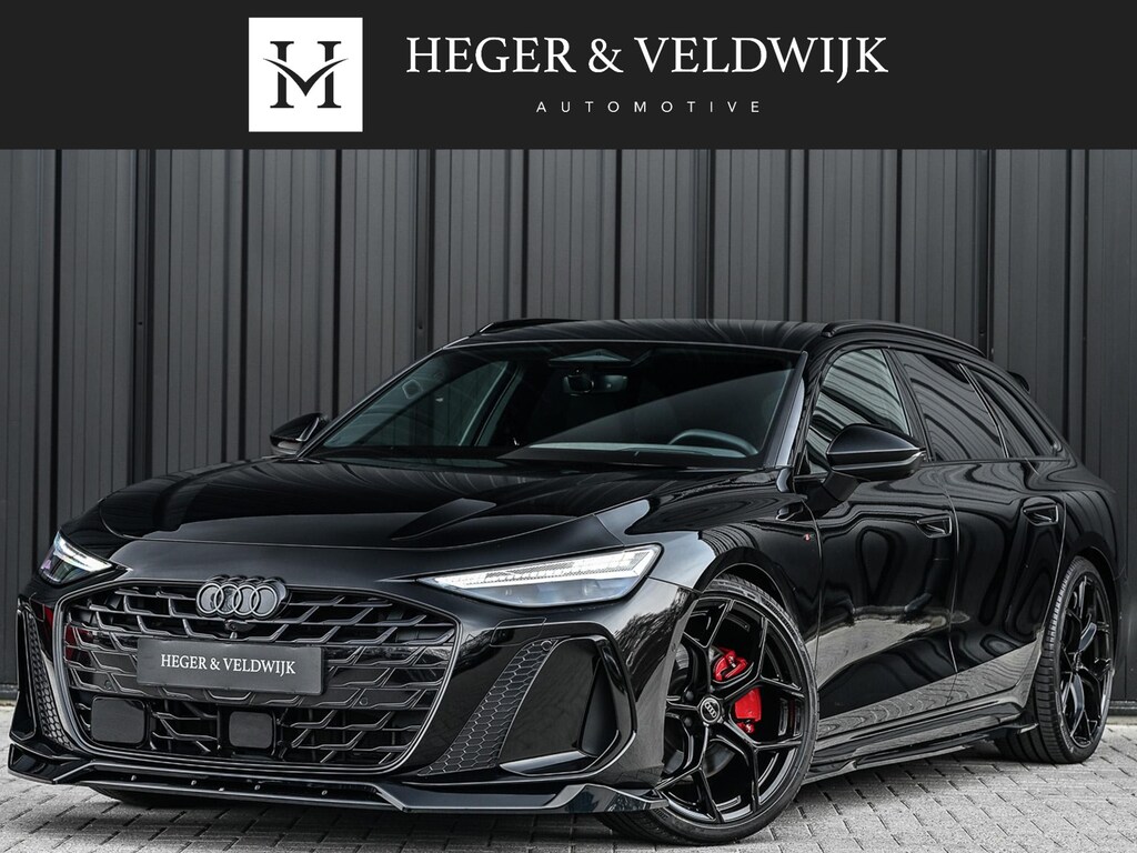Audi A6 Avant 3.0 TFSI 368PK Quattro S-Edition Panoramadak | Luchtvering | Head-up display | 6-cilinder | Stoelgeheugen | 4-Wiel besturing | Tech Pro | Adaptive cruise control | B&O audio | S-stoelen | Ambiance verlichting | Carbon inleg | Styling kit | 4-Zone climate