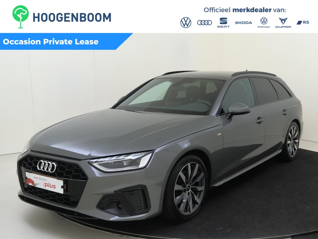 Audi A4 Avant 35 TFSI S edition Competition | Navigatie Plus | Virtual cockpit Plus | Stoelverwarming | 3-zone airco | Elektrische achterklep | Full LED verlichting | Optiek zwart |