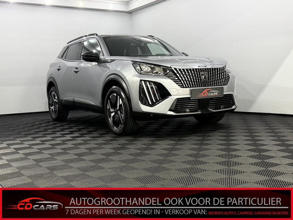 Peugeot 2008 1.2 PureTech 100 Allure 360 Camera, Navi, Stoelverwarming, Keyless start, Cruise control, Virtual desk, Half leder, 1 jaar garantie .