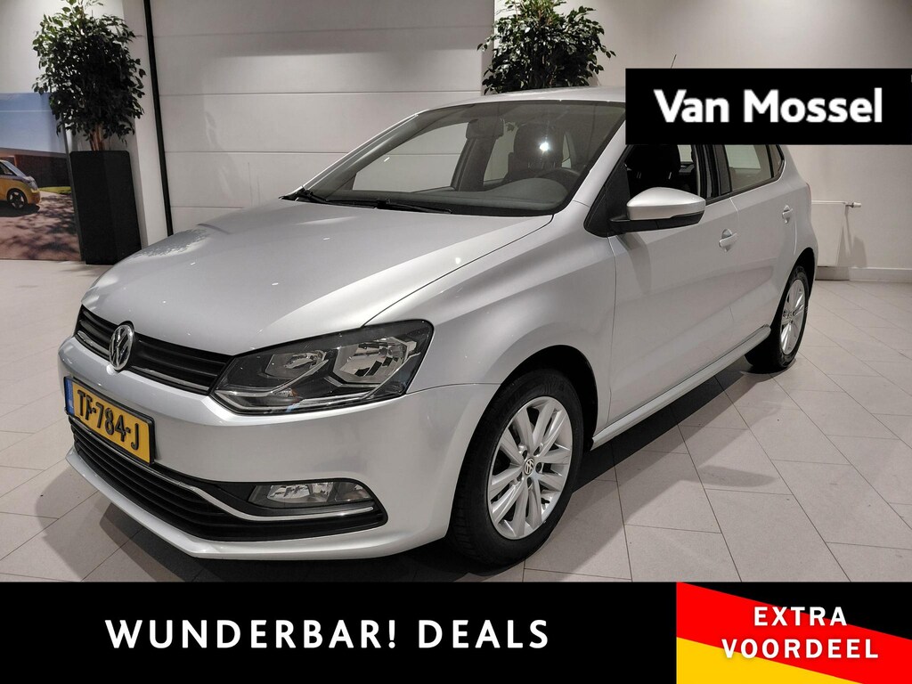 Volkswagen Polo 1.2 TSI Comfortline Business R Airco | Bluetooth | Cruise Control | Lichtmetalen Velgen | Multimedia-Voorbereiding | Lederen Stuurwiel en Versnellingspook