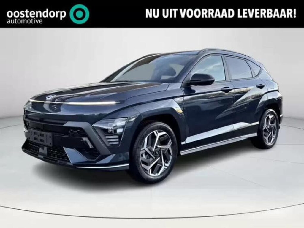 Hyundai Kona 1.6 GDI HEV N-Line | Demo voordeel | Rijklaarprijs! | Apple CarPlay/Android Auto | Verwarmde en verkoelde stoelen | 360 Camera |