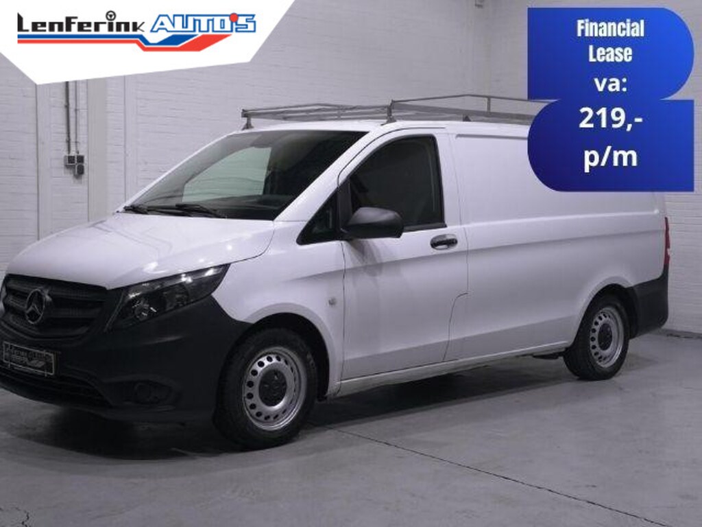 Mercedes-Benz Vito 114 CDI 136 pk L2 Aut. Window Cleaner / Glazenwasser Edition Airco, Cruise Control, Trekhaak, NAP, 2-Zits