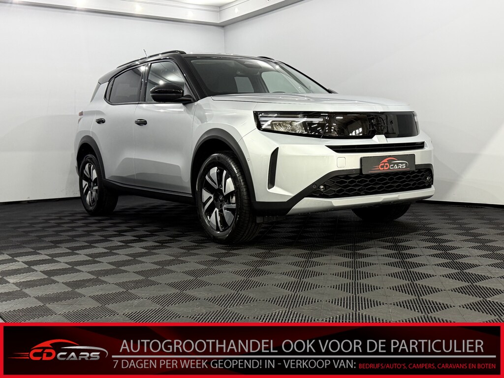 Opel Frontera 1.2 Turbo Hybrid GS 7p. Camera, Navi, Winterpakket, Cruise control, Rijstrook correctie, Virtual desk, Apple carplay, 2 jaar garantie .