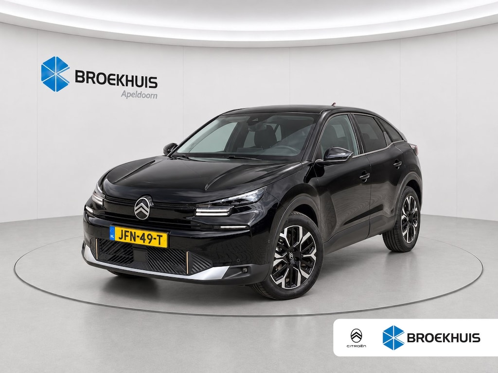 Citroën E-C4 Business 156pk Extended range 54 kWh | Adaptive Cruise Control | Climate Control | Stoelverwarming Voor | Achteruitrij Camera | Apple Carplay / Android Auto | Achteruitrijcamera | Airco (automatisch) | Anti Blokkeer Systeem
