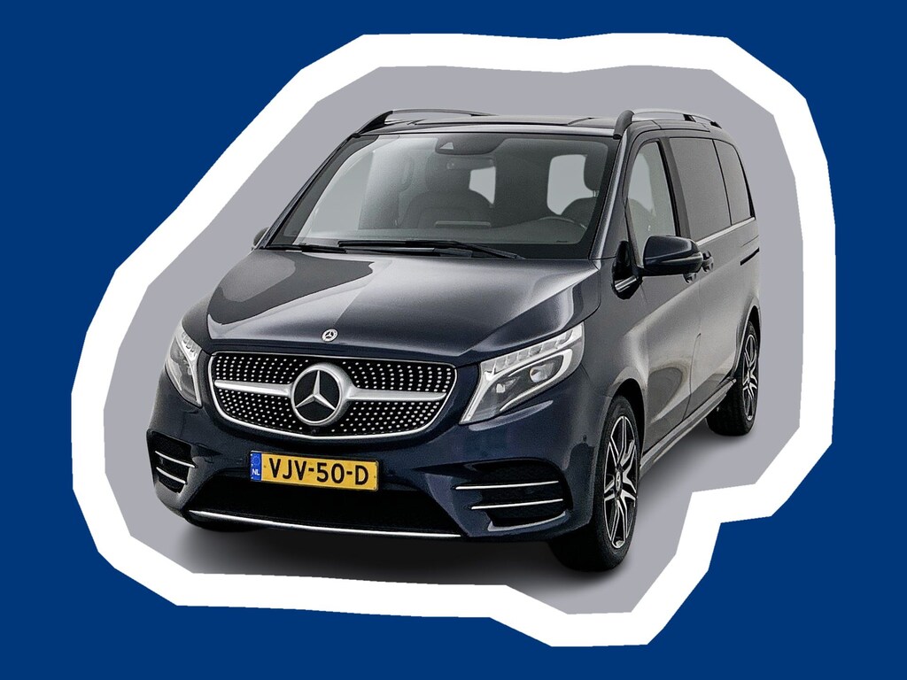 Mercedes-Benz V-klasse 250d AMG Line Burmester Nappa leder Enkele cabine Stoelventilatie + verwarming Navigatie Distronic