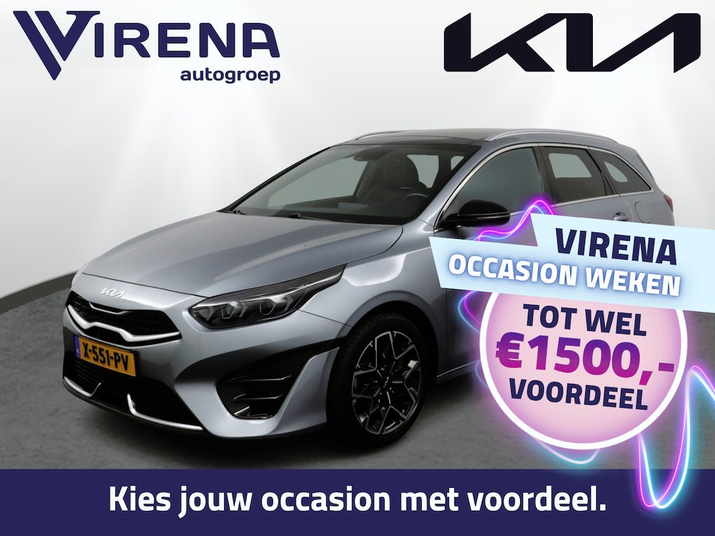 Kia Ceed Sportswagon 1.5 T-GDi GT-Line Navigatie - Achteruitrijcamera - Panoramadak - Stoelverwarming - -Fabrieksgarantie tot 02-2031