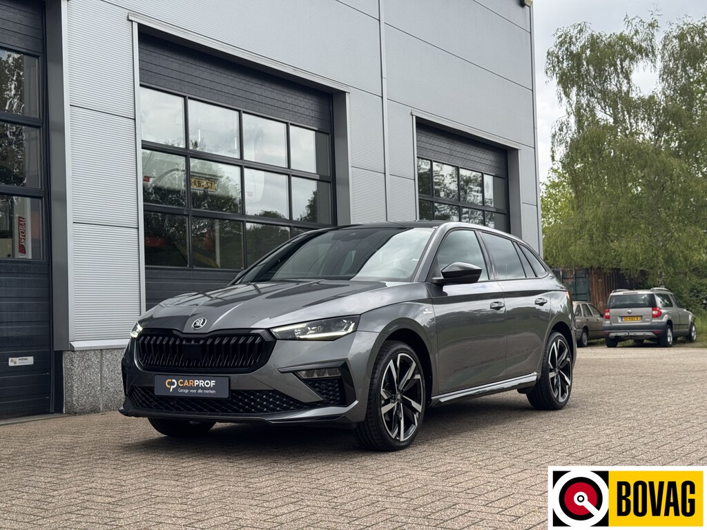 Skoda Scala 1.0 TSI DSG Monte Carlo Rijklaarprijs Incl. 12 maanden BOVAG-garantie en afleveringsbeurt | Panoramadak | Stuur+Stoelverwarming | Achteruitrijcamera | Sportstoelen|