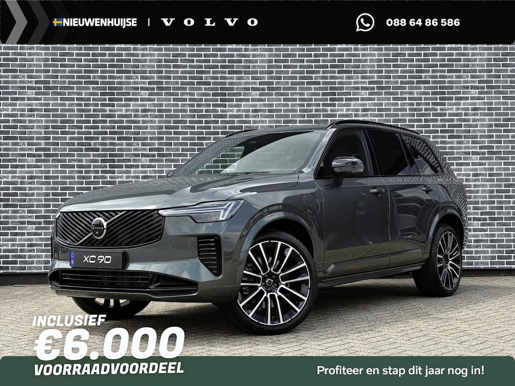 Volvo XC90 T8 Plug-in hybrid AWD Ultra Dark Exec. Ed. | Google | Heico Body Kit | Long Range | Bowers & Wilkins Audio | Memory | Luchtvering | Stoelventilatie | Massage | Panoramadak | Gelamineerde Zijruiten Rondom | Nappa Lederen Bekleding | Zwarte Hemelbekleding | Keyless | Getint Glas | Stoel-/Stuurverwarming | Zitverlenging | Elek. Achterklep | 22" LM
