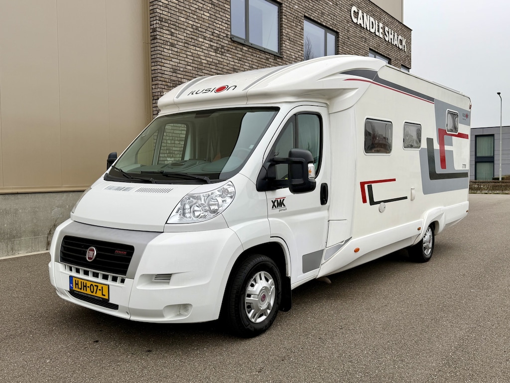 Fiat Ducato Giottiline Illusion 770 Camper| Automaat | 3.0 156 pk | Vast Frans bed | Dakairco | Garage | Zonnepanelen | Recent onderhoud