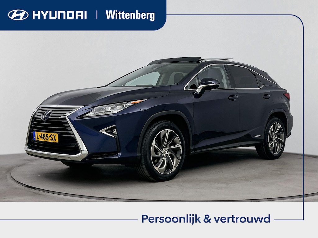 Lexus RX 450h 4WD President Line | Achteruitrij camera | Geheugen stoelen | Elektrische stoelen | Schuif kanteldak | Dodehoek detectie |