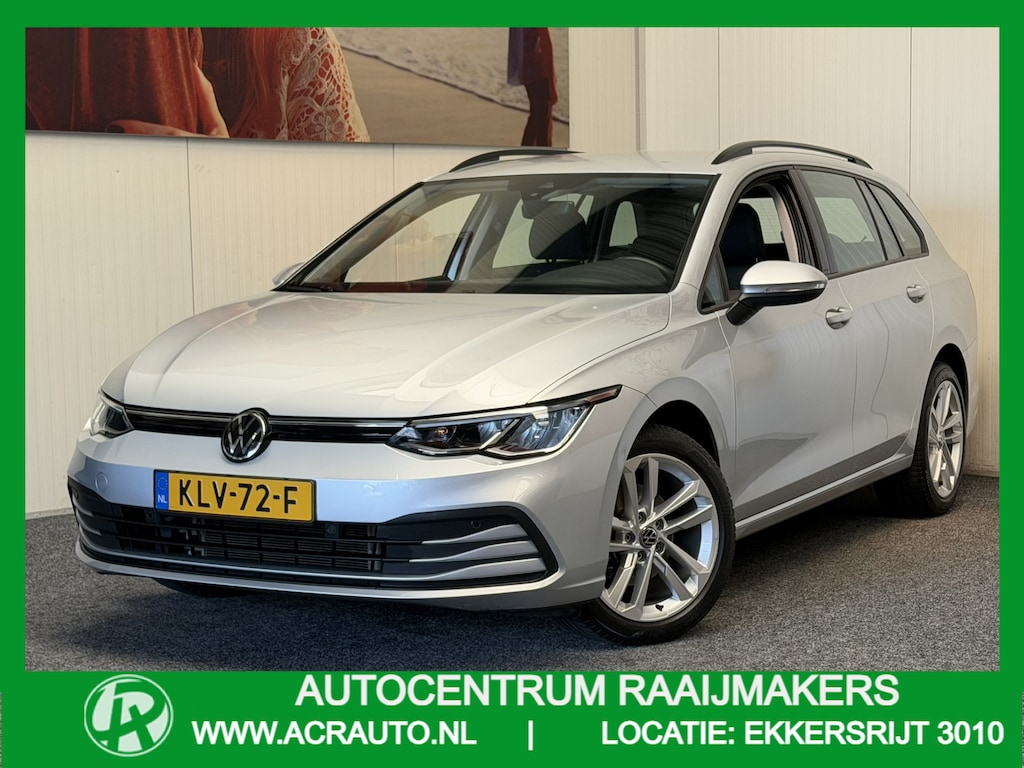 Volkswagen Golf VARIANT 1.0 eTSI LIFE NAVIGATIE ADAPTIVE CRUISE CONTROL ELEK. VERST. BESTUURDERSSTOEL MET MASSAGE APPLE CARPLAY /ANDROID RIJSTROOKSENSOREN ZEER MOOI !!
