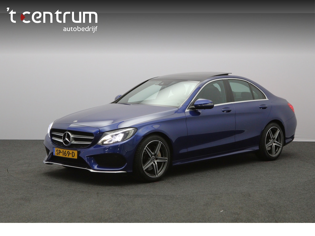 Mercedes-Benz C-klasse 180 AMG-Line Sport Edition, Schuif-Kanteldak, Trekhaak, 360 Camera