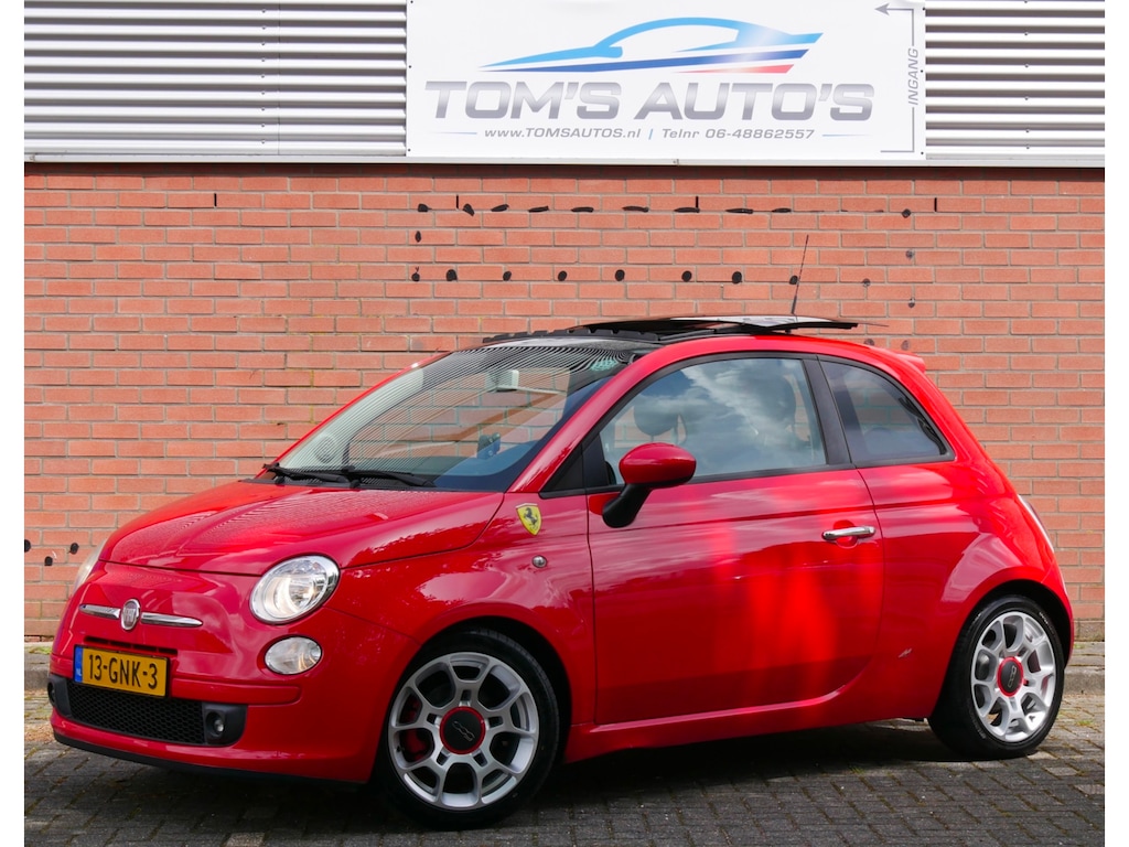 Fiat 500 1.4-16V Ferrari Dealer Edition 190/200 gelimiteerd.
