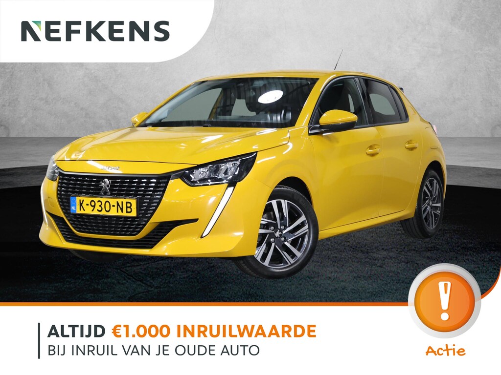 Peugeot 208 Allure 100pk Automaat | 1ste eigenaar | AppleCarplay/AndroidAuto | Parkeersensoren | FULL LED | Navigatie | Lederen Stuurwiel | Climate Control | Cruise Control | 16" LMV | Isofix | Privacy Glass |
