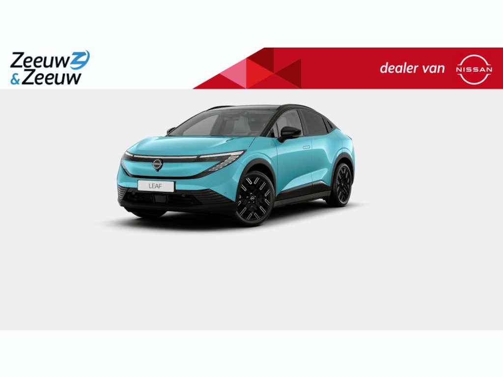Nissan Leaf EVOLVE 75kWh 217PK AUTOMAAT | €2000,- INRUILPREMIE | 622 KM RIJBEREIK | NU TE BESTELLEN | IN 7 VERSCHILLENDE KLEUREN COMBINATIE'S TE BESTELLEN