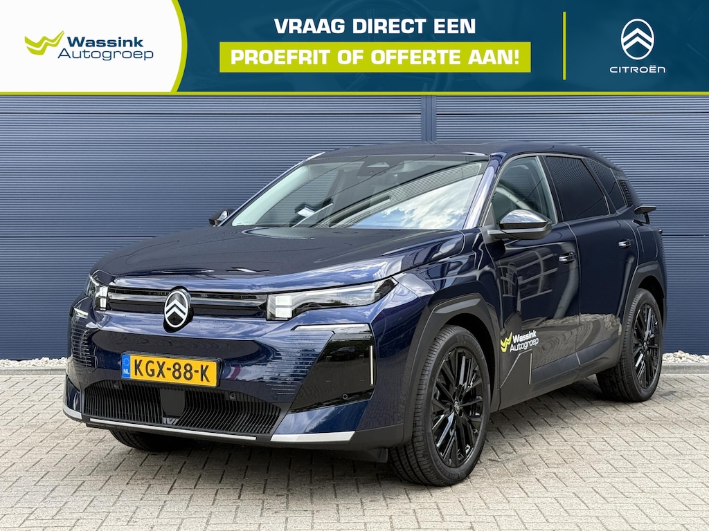 Citroën C5 Aircross Max Comfort Range 74 kWh | Navigatie | Schuifdak | Leder | Stuur/Stoel verwarming | Stoelventilatie | Pixel LED | Warmtepomp
