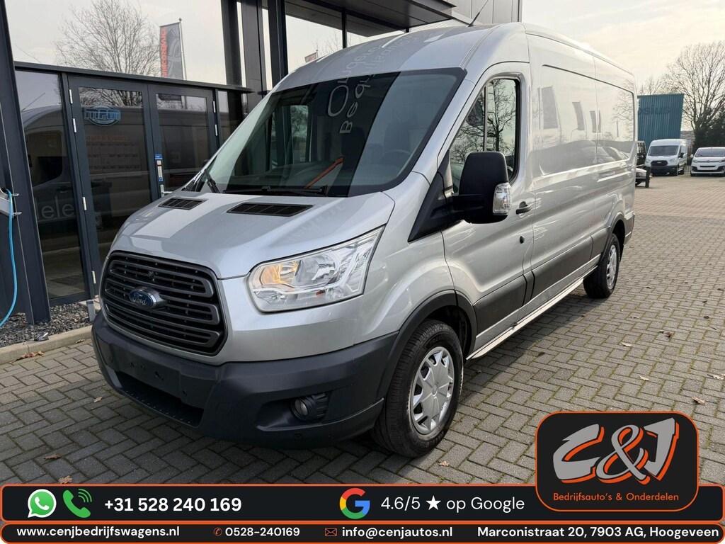 Ford Transit 350 2.0 TDCI L3H2 Ambiente achterschade, airco, cruise